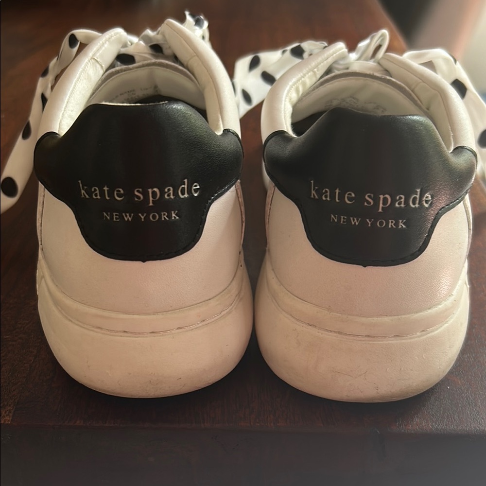 Kate Spade White Lift Sneakers - Picture 3 of 7